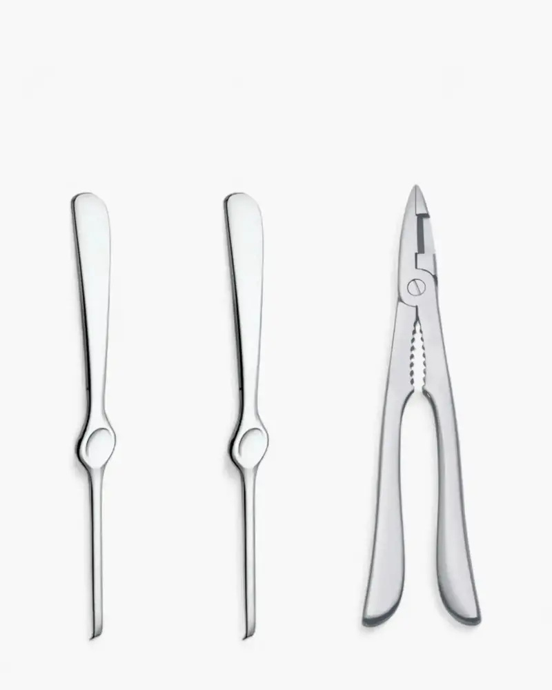 ab+ by Abert Set 3 pcs shellfish steel