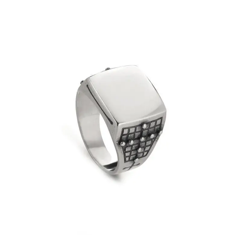 Ananda925 Anello uomo Croce A-AN05N