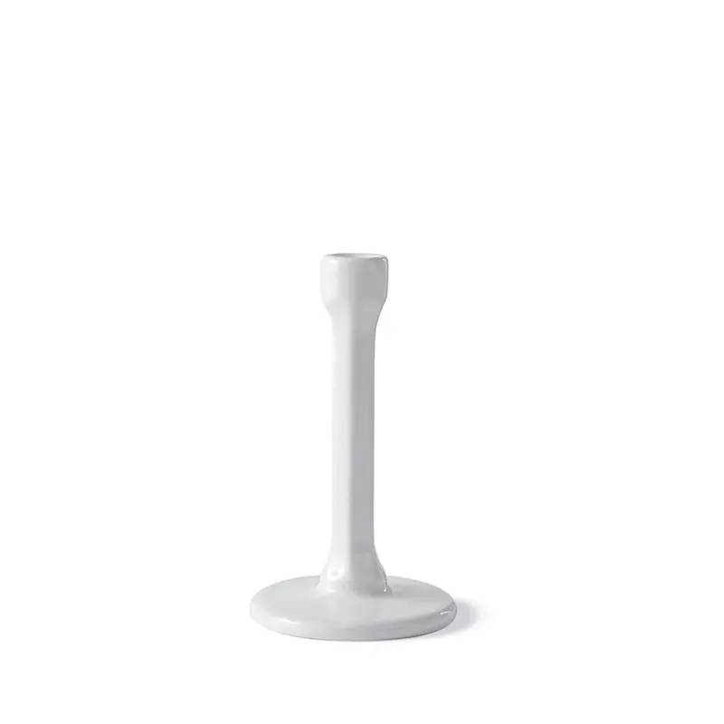 Atipico Esag small Candle Holder white ceramic