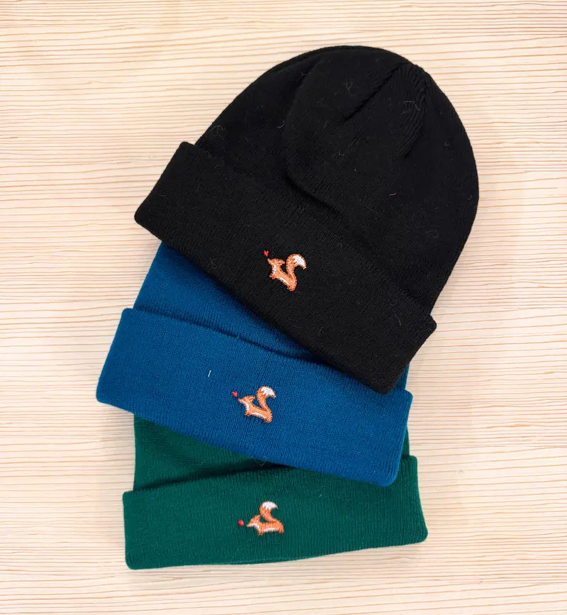 BERRETTO LOGO VOLPE - Hand made