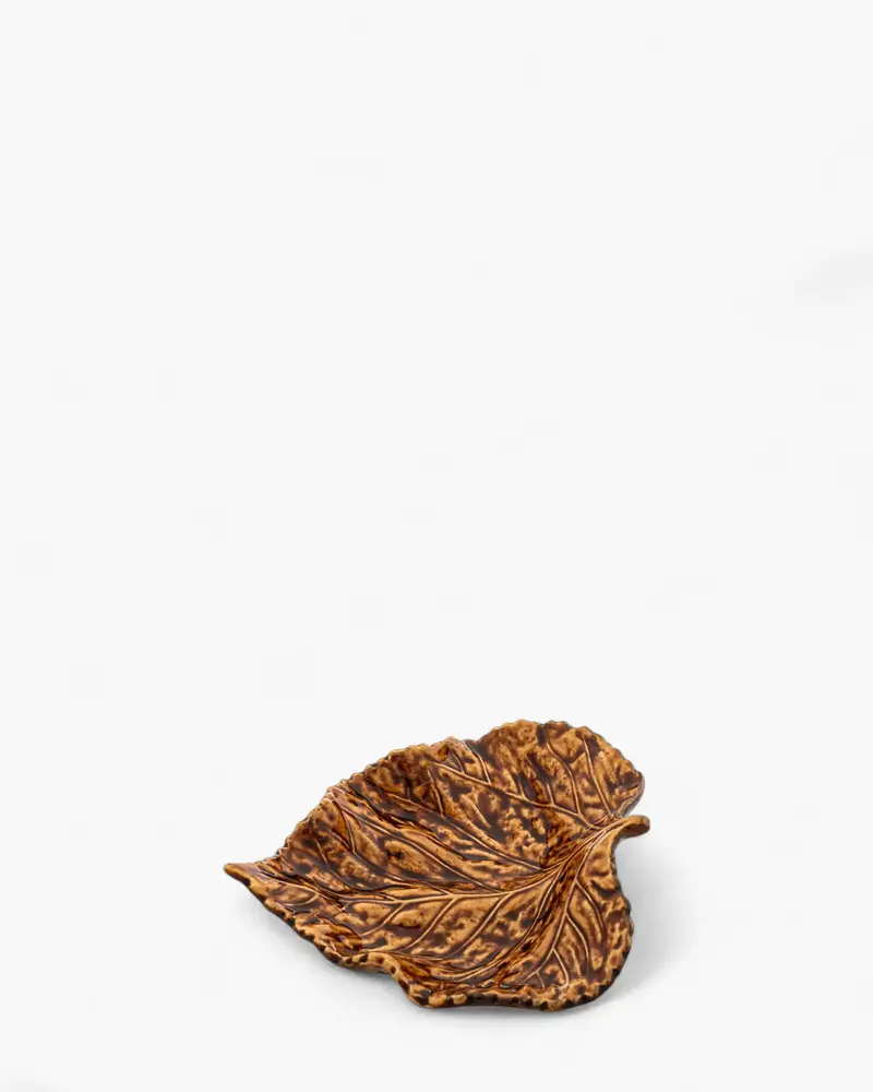 Bordallo Pinheiro Gudrun small birch leaf plate