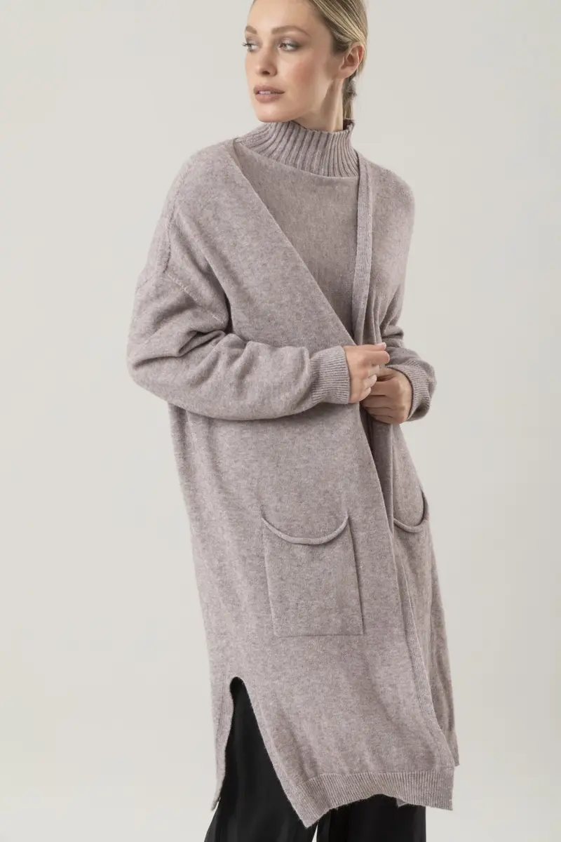 CARDIGAN LUNGO KENT BASIC / CORINZIO