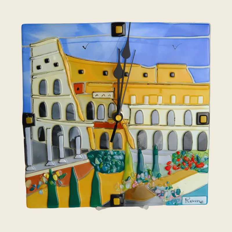 Colosseum Rome Clock