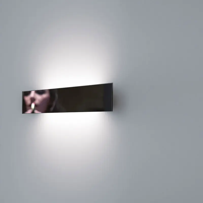Davide Groppi Shade wall lamp transparent (mirror)