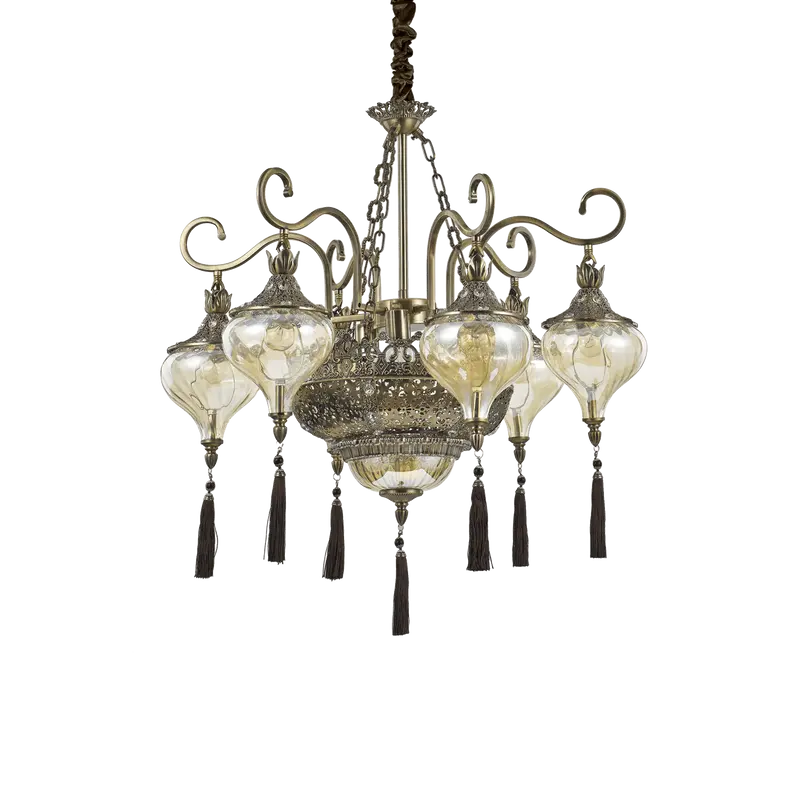 Harem Sp9 Sospensione Brunito Ideal Lux