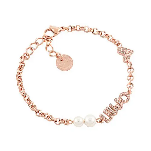 Liu Jo Bracciale con Logo e perle gioiello
