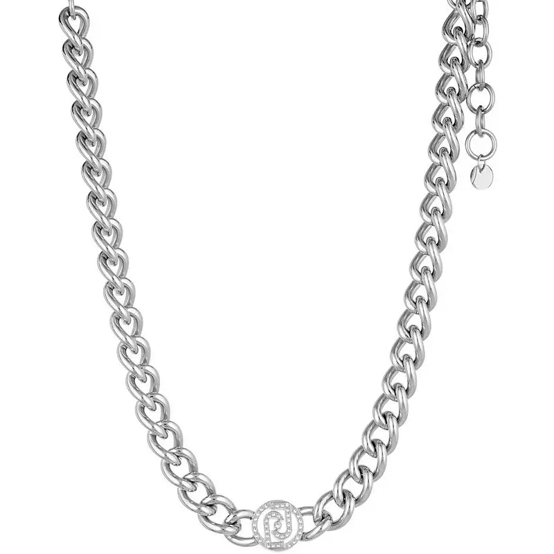 Liu Jo Collana con charm logo monogram