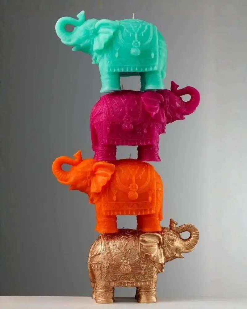 Mario Luca Giusti elefant shaped candle