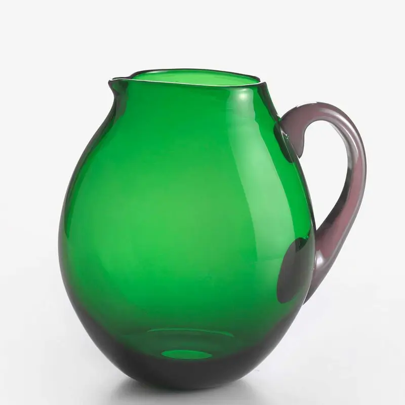 Nason Moretti Dandy pitcher green with blueberry handle