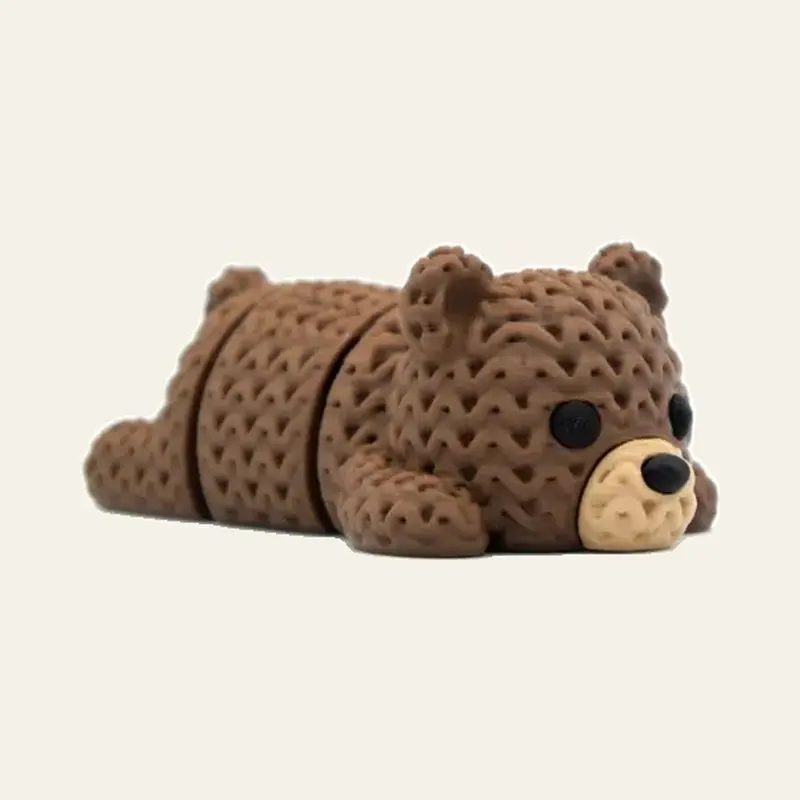 Orso snodabile – effetto maglia