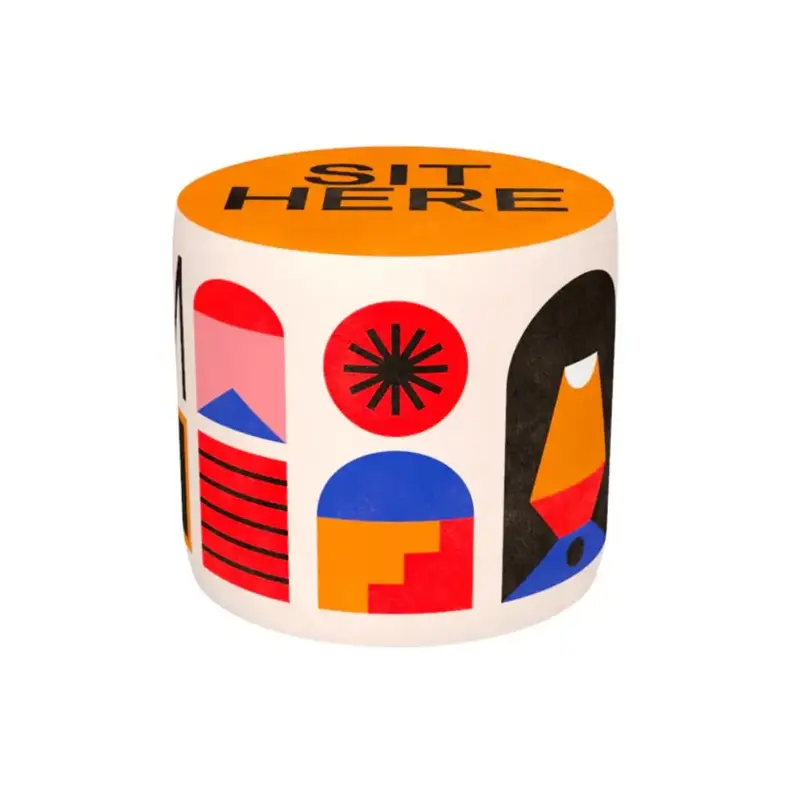 Qeeboo Oggian small pouf