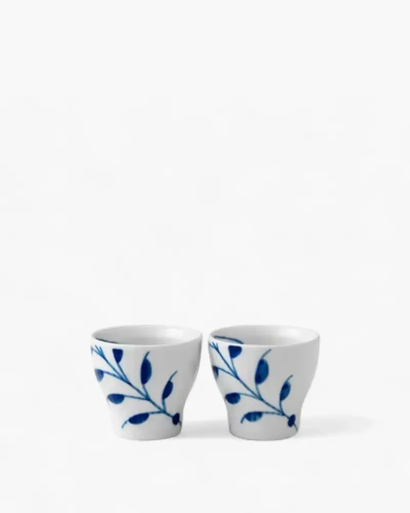 Royal Copenhagen Fluted Mega set 2 egg cups