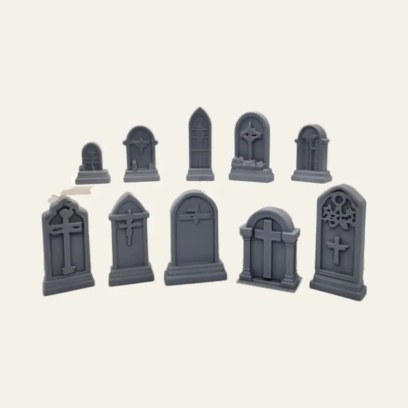 Set di 10 mini lapidi