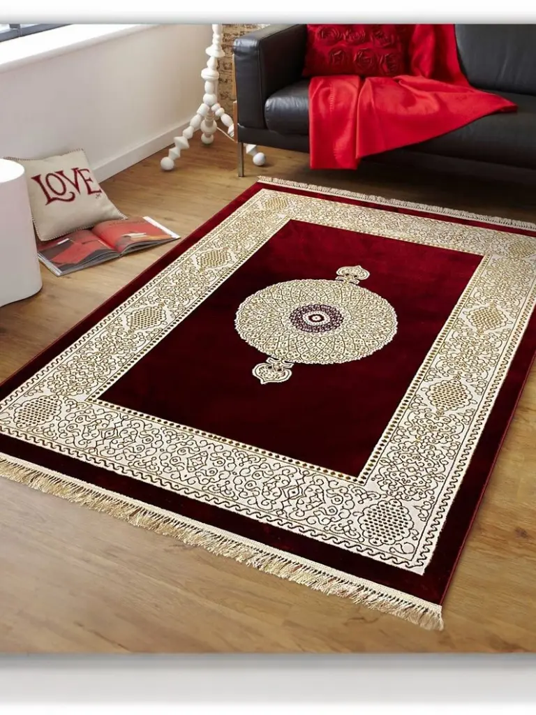 Tappeto Ruby Classico Rosso 200X290CM Salotto Casa