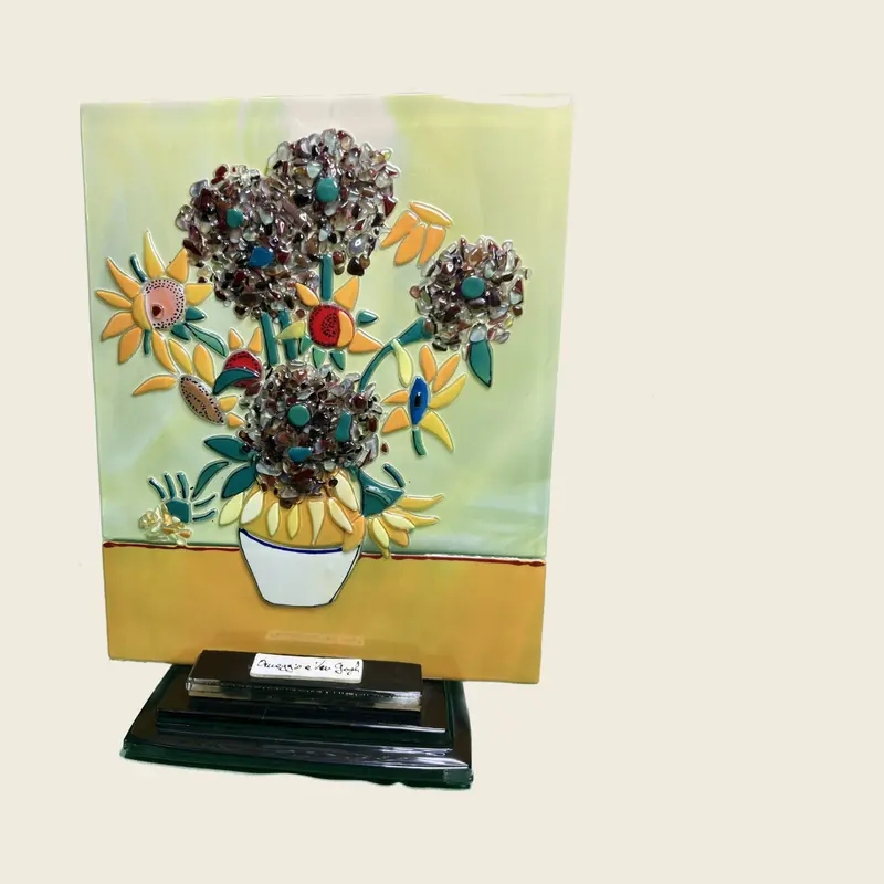 Van Gogh Sunflowers Sculpture