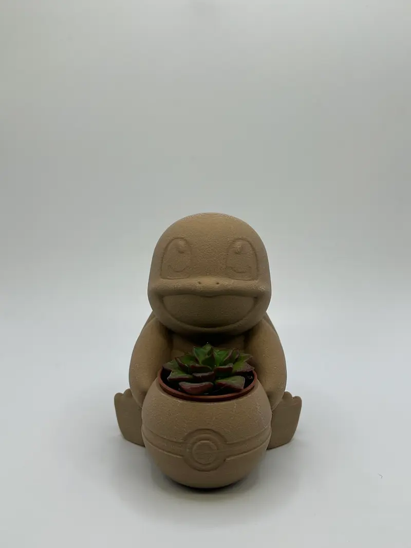 Vaso Squirtle in legno🪴